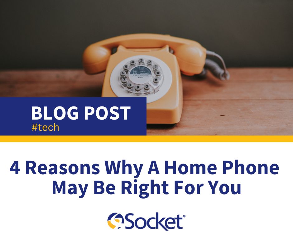 There are multiple reasons why having a home phone might be right for you.