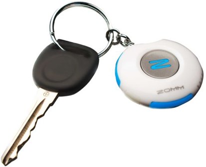 circular keychain device