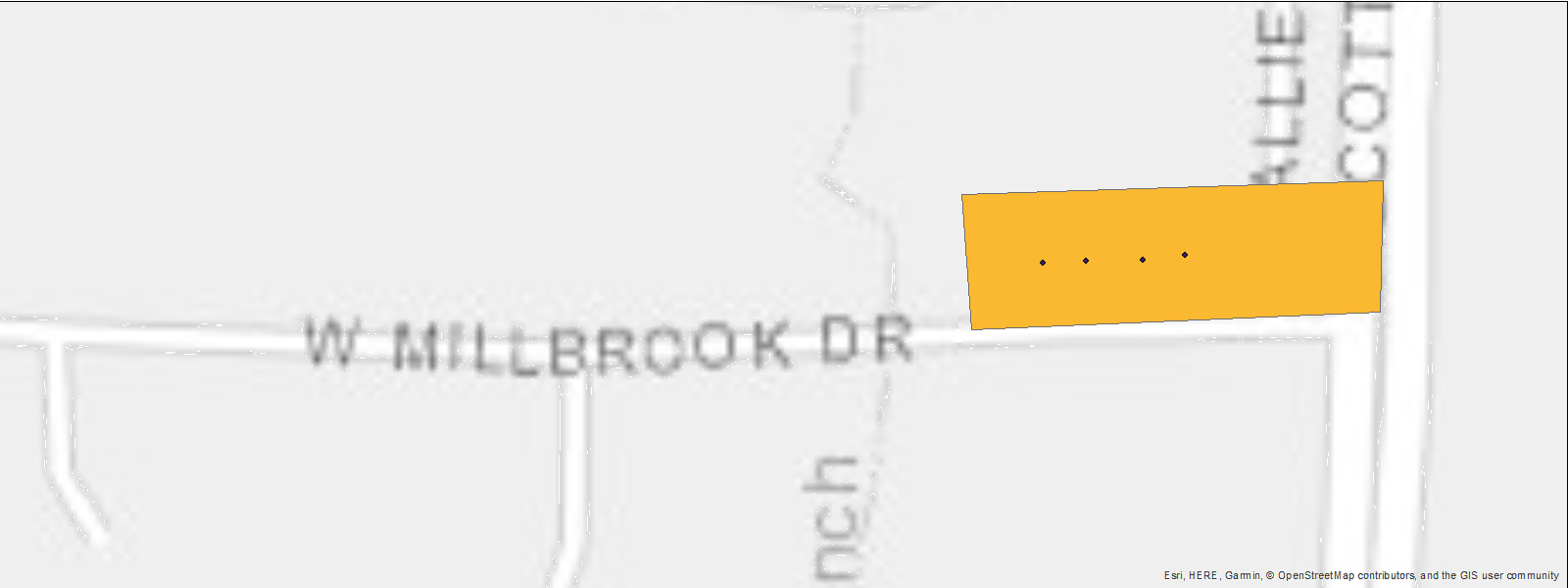 4361 West Millbrook Map